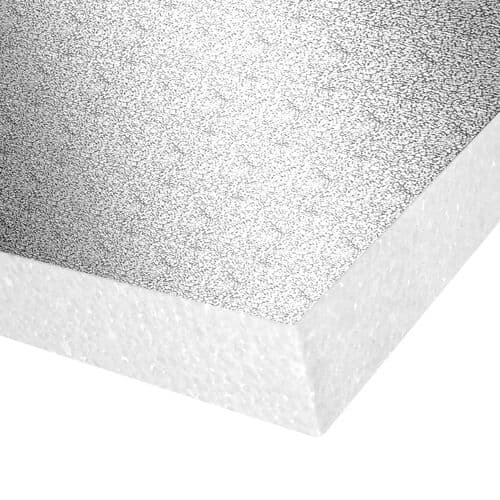 Polyboard / Frigga 1x2m DC200 Soft Silver / White