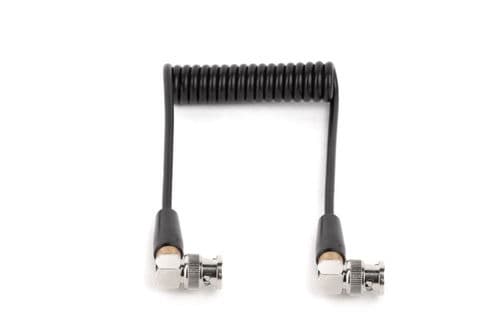 Cable Coiled BNC to BNC (10")