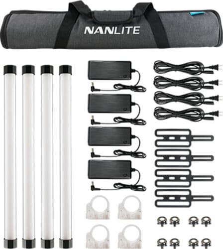 Nanlite PavoTube II 15XR RGB LED Pixel Tube Light (2', 4-Light Kit)