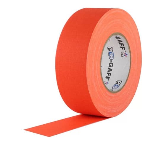 Tape Pro Gaff 25mm x 25m Fluorescent Orange