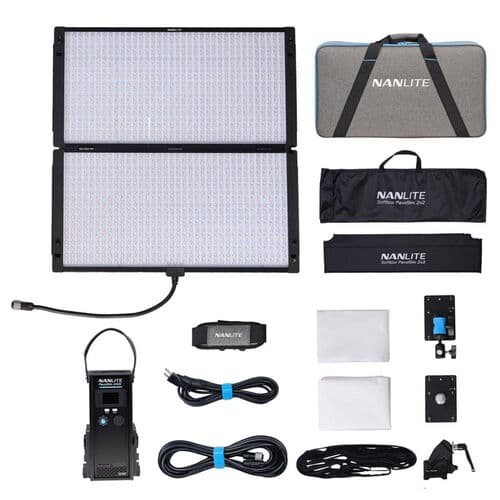 Nanlite PavoSlim 240C 2x2 RGBWW LED Panel