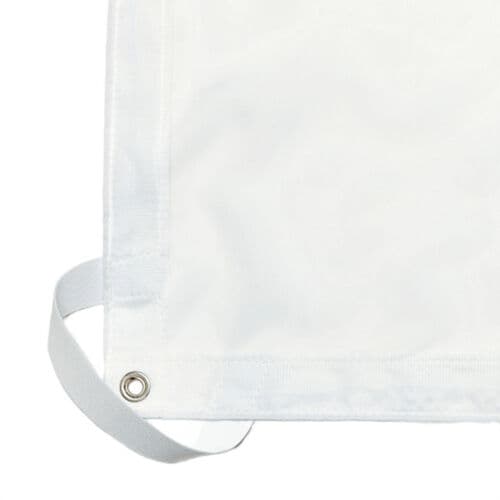 6x6' White Artificial Silk (1/4)