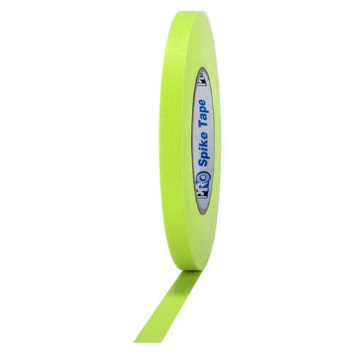 Tape Pro Gaff 12mm x 22.9m Fluorescent Yellow