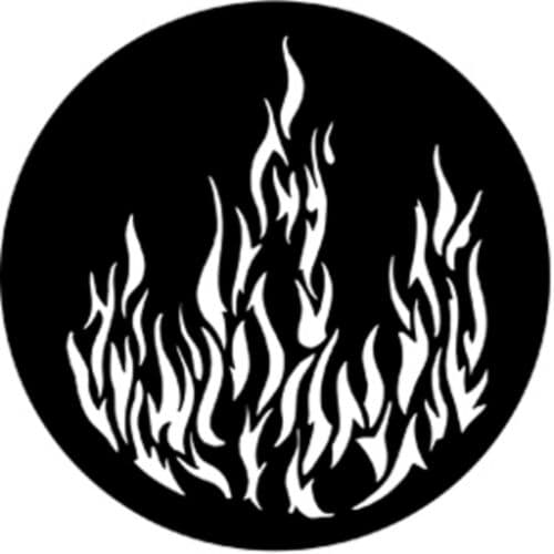 Rosco Standard Steel Gobo #77175 - Flames 1