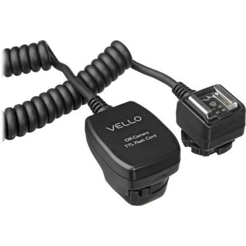 Vello Off-Camera TTL Flash Cord for Canon (3')
