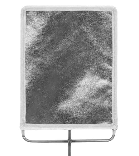 12x18" Silver Lame Flag