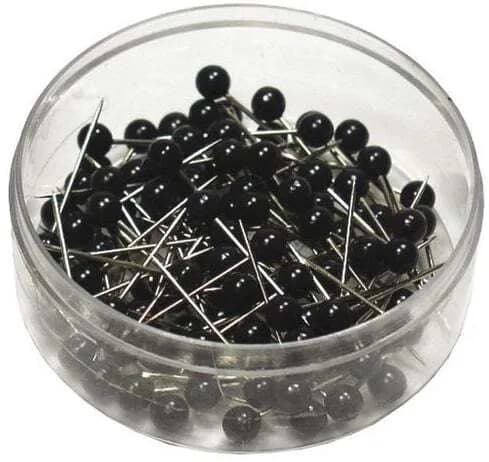 Pins Black 100 pcs