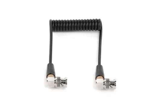 Cable Coiled BNC to BNC (10")