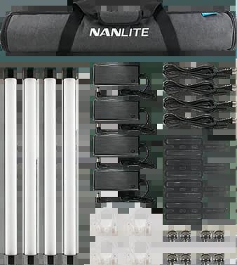 Nanlite PavoTube II 15XR RGB LED Pixel Tube Light (2', 4-Light Kit)