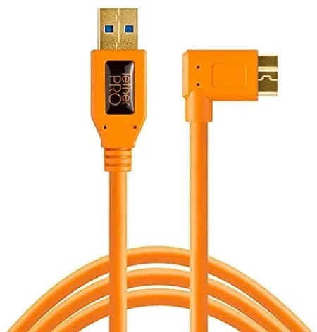 Tether Tools USB-A to Micro-B 3.0 Right Angle 4.6m