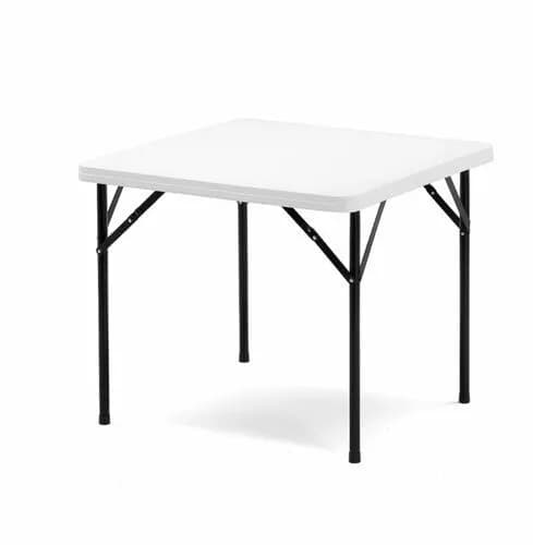 Foldable Plastic Table 85x85cm