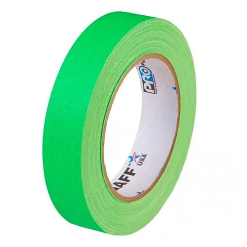 Tape Pro Gaff 25mm x 25m Fluorescent Green