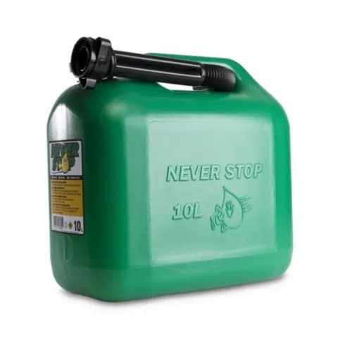 Fuel Can Neverstop Green 10 Liter (Empty)