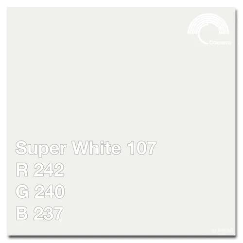 Colorama #1107 Super White 2.72x11m