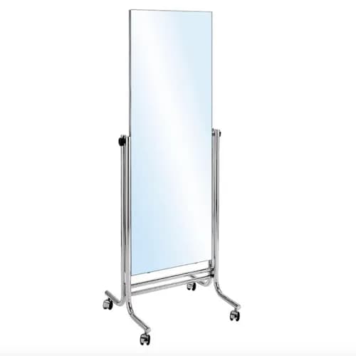 Floor Mirror Double Sides w/ Wheels