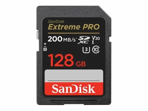 SanDisk SDXC Extreme Pro 128GB 170MB/s C10 V30 U3