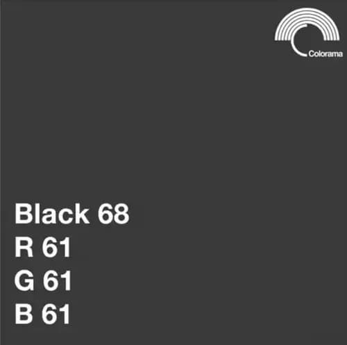 Colorama #468 Black 3.55x30m